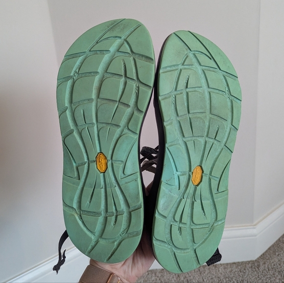 Chaco ZX/2 Classic Sandal Purple, Teal, Grey sz 10 - Picture 6 of 6